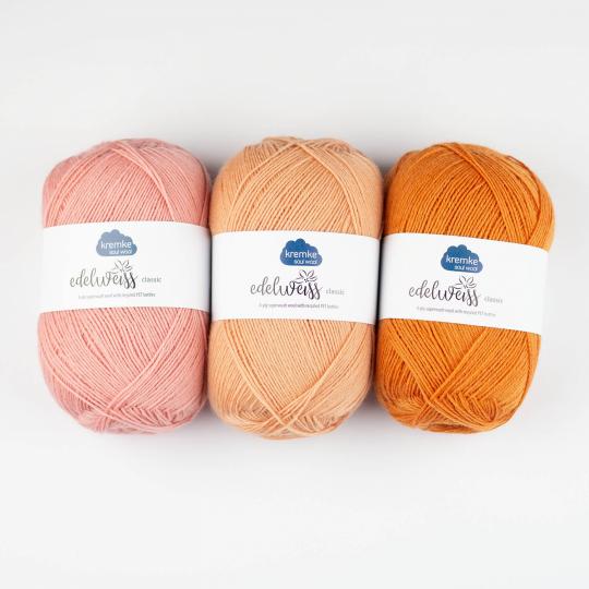 Kremke Sockenwolle Edelweiss Classic 4fach 100g Non-Superwash