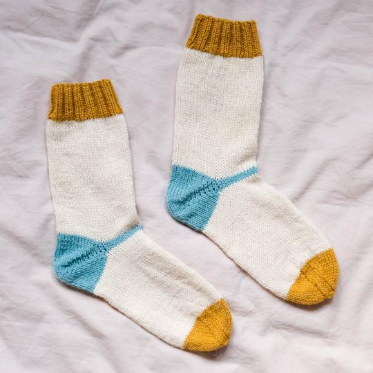 Strickanleitung für Socken - Easy Socks