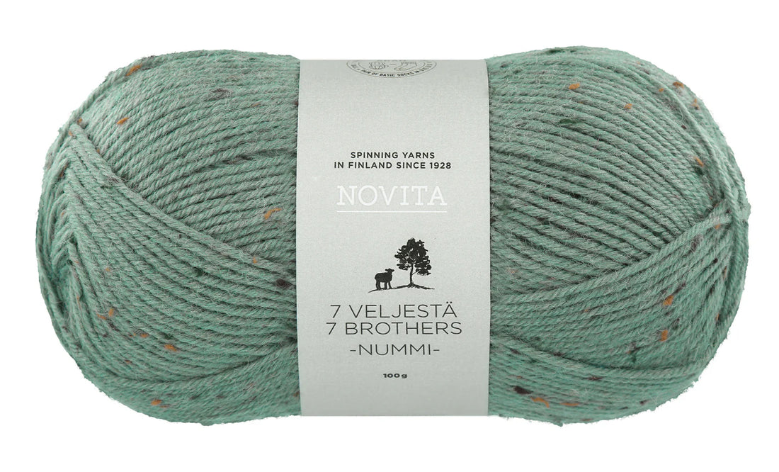 Novita 7 Veljestä Nummi Sockengarn - mit Farbsprenkel