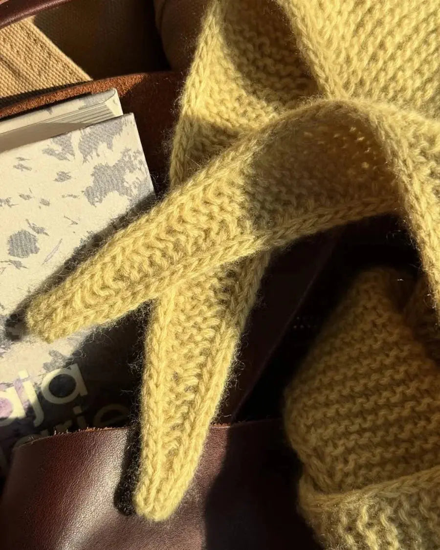 Strickset⎜Sophie Scarf aus Cashmere PetiteKnit Strickset