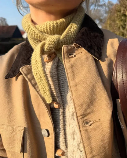 Strickset⎜Sophie Scarf aus Cashmere PetiteKnit Strickset