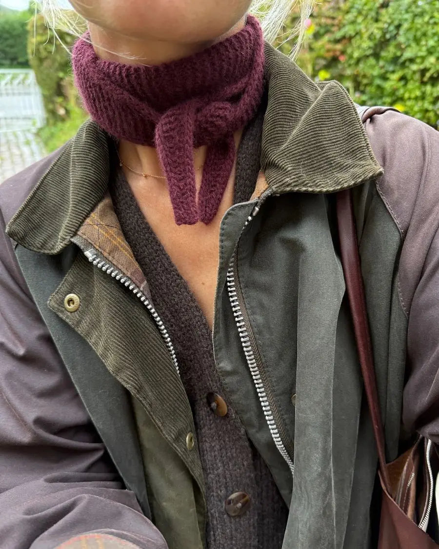 Strickset⎜Sophie Scarf aus Cashmere PetiteKnit Strickset