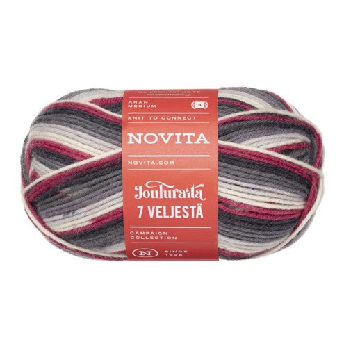Novita 7 Veljestä Joulu – Weihnachts-Socken